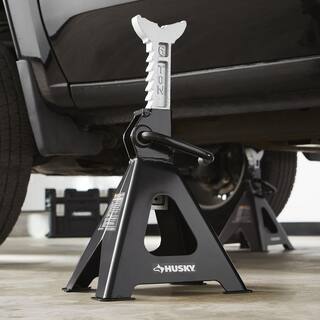 Husky 6-Ton Extended Reach Heavy-Duty Steel Jack Stands HPL4115