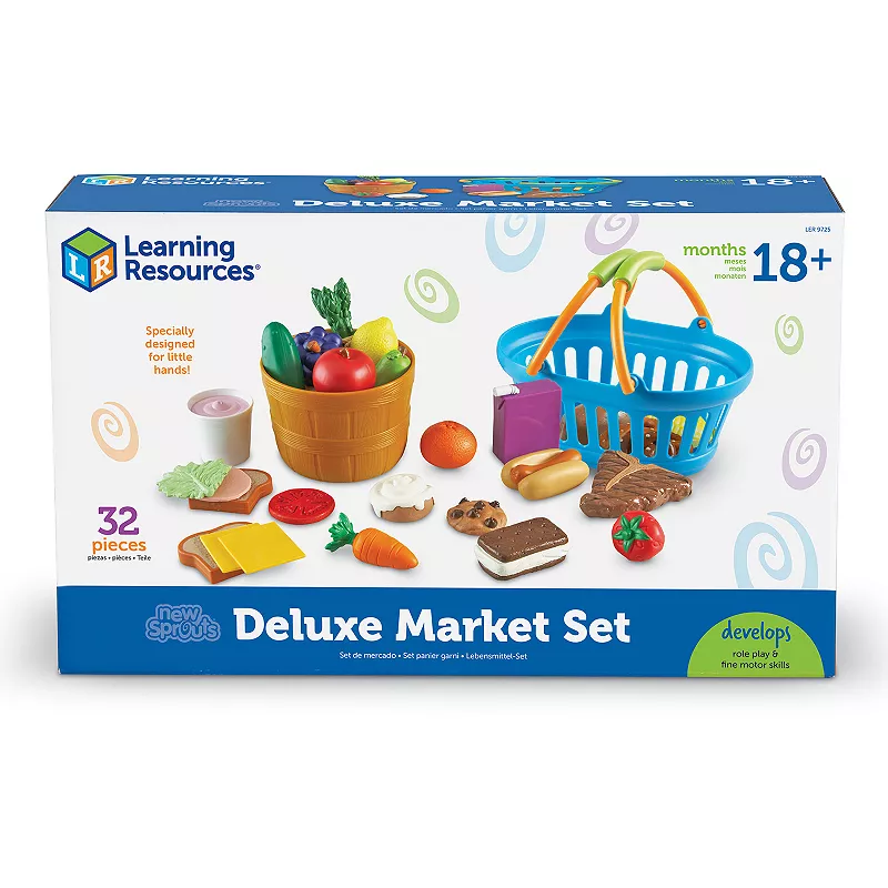 Learning Resources New Sprouts Deluxe Market Set