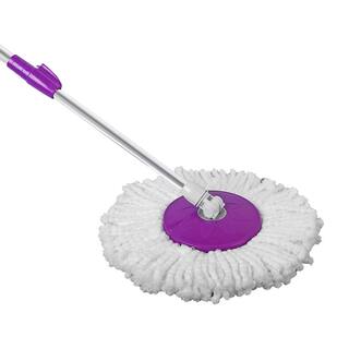 Winado Microfiber Spin Mop String with Bucket Mop Kit Purple 941228129732