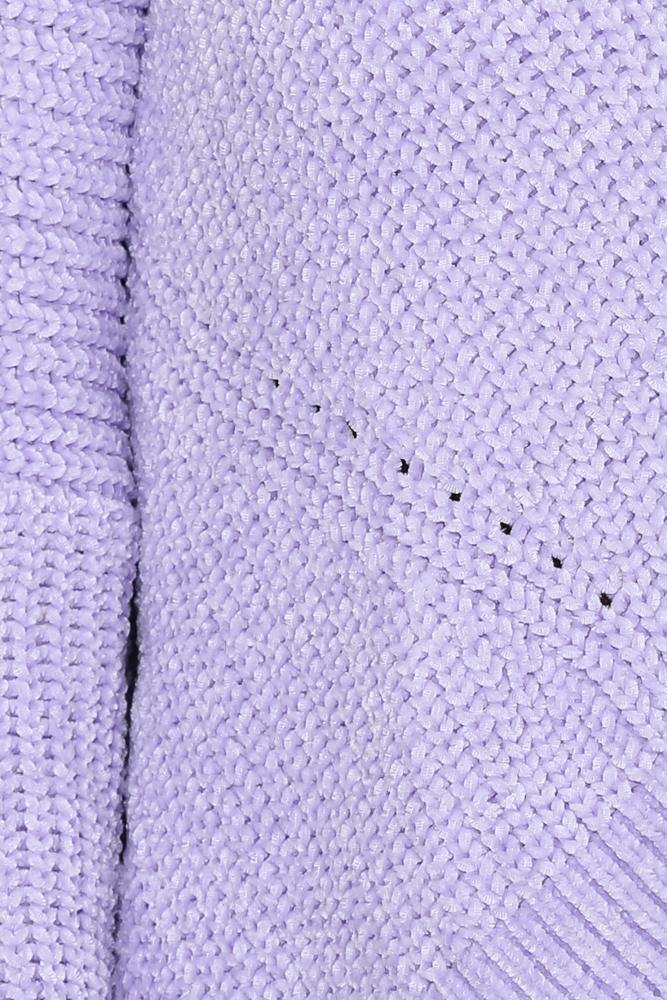 Love Run Knit Crop Lilac