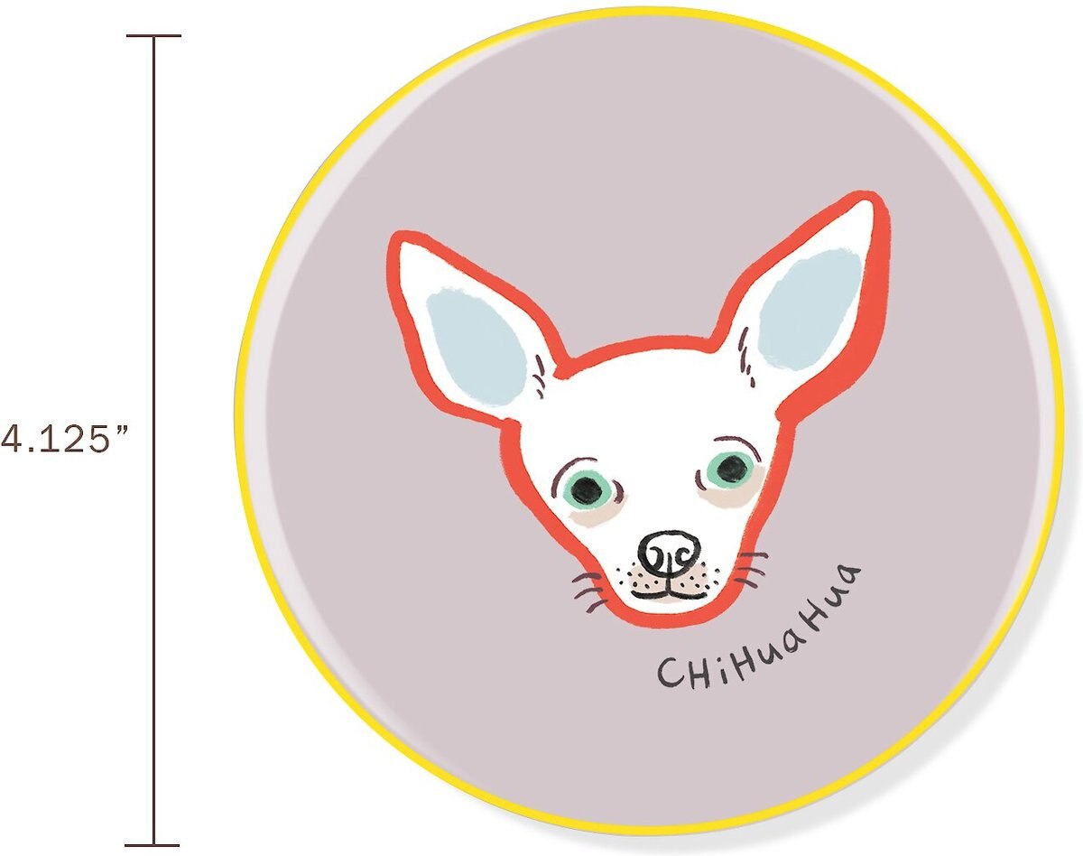 Pet Shop by Fringe Studio BFF Chihuahua Ceramic Coaster