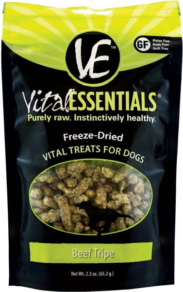 Vital Essentials Beef Tripe Freeze-Dried Raw Dog Treats