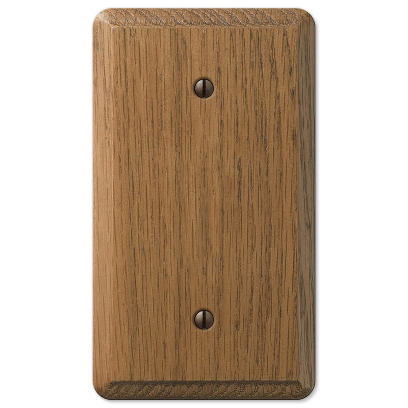 WALLPLATE OAK 1GNG BLANK