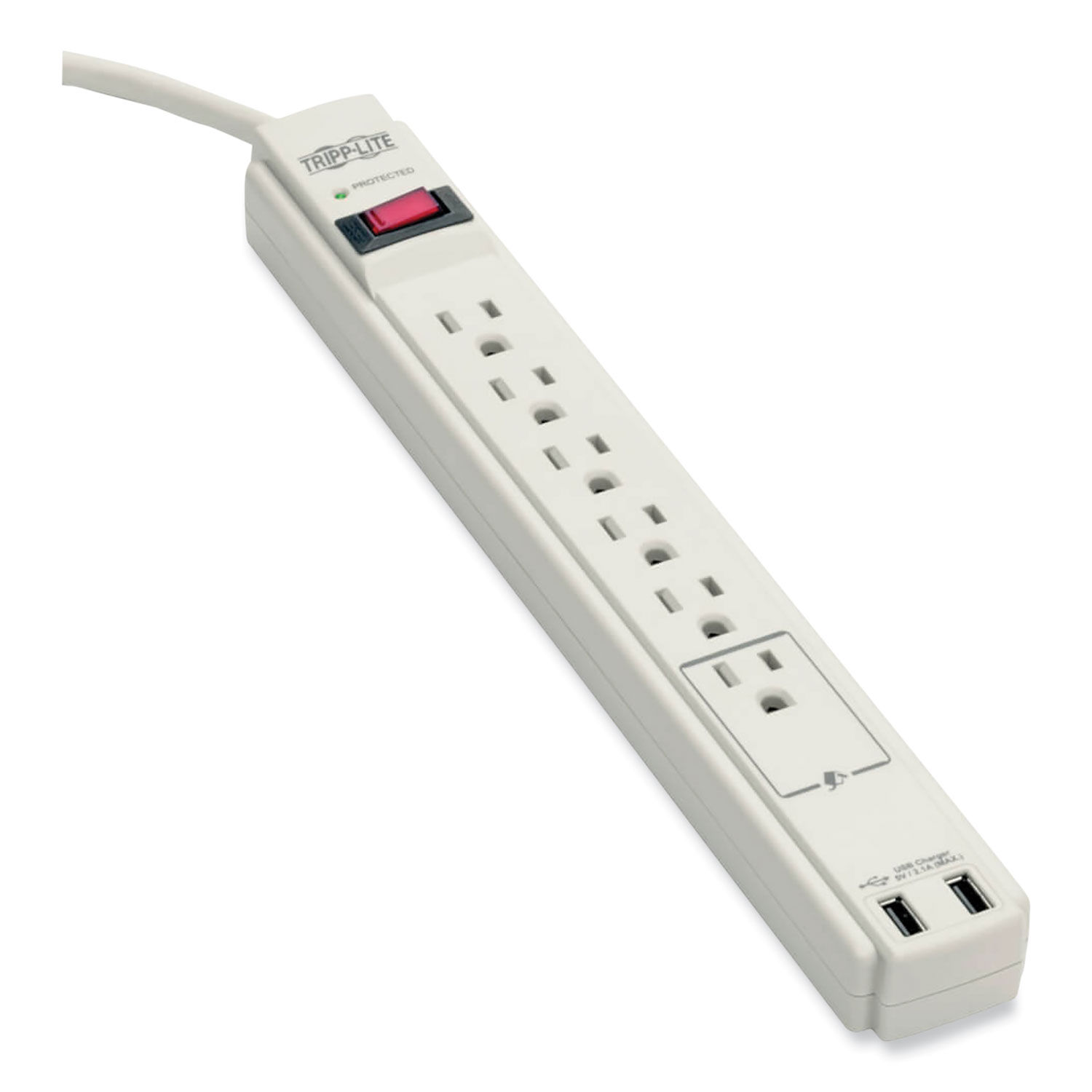 Protect It! Surge Protector by Tripp Lite TRPTLP606USB