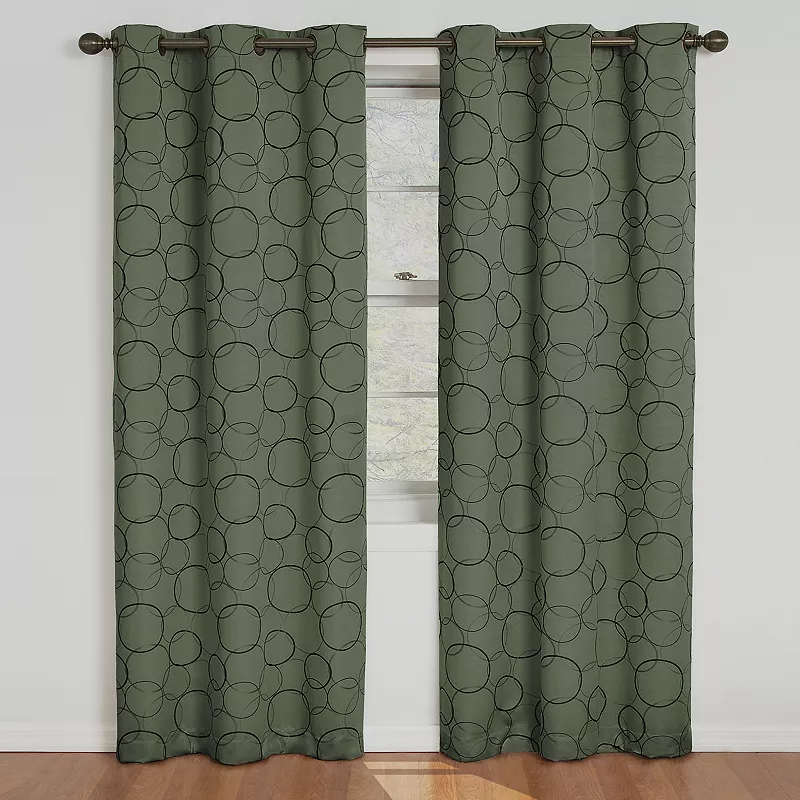 eclipse Meridian Blackout 1-Panel Window Curtain