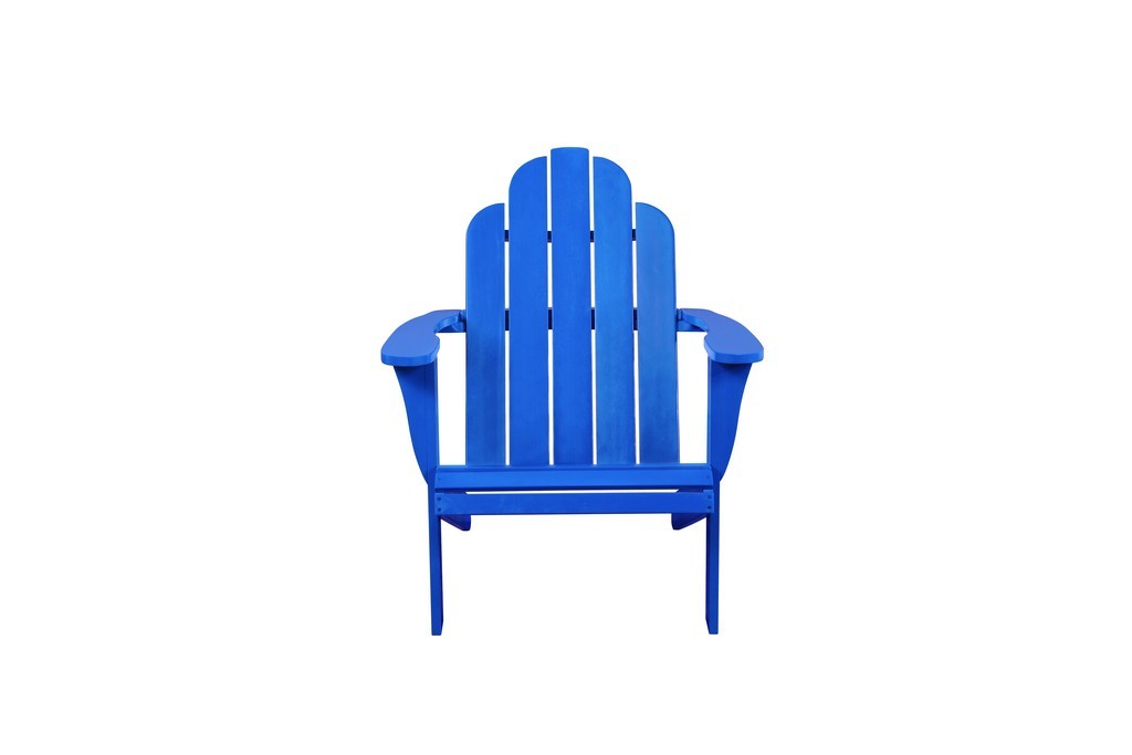 Linon Home Decor ADIRONDACK CHAIR BLUE - Linon OD20BLU01