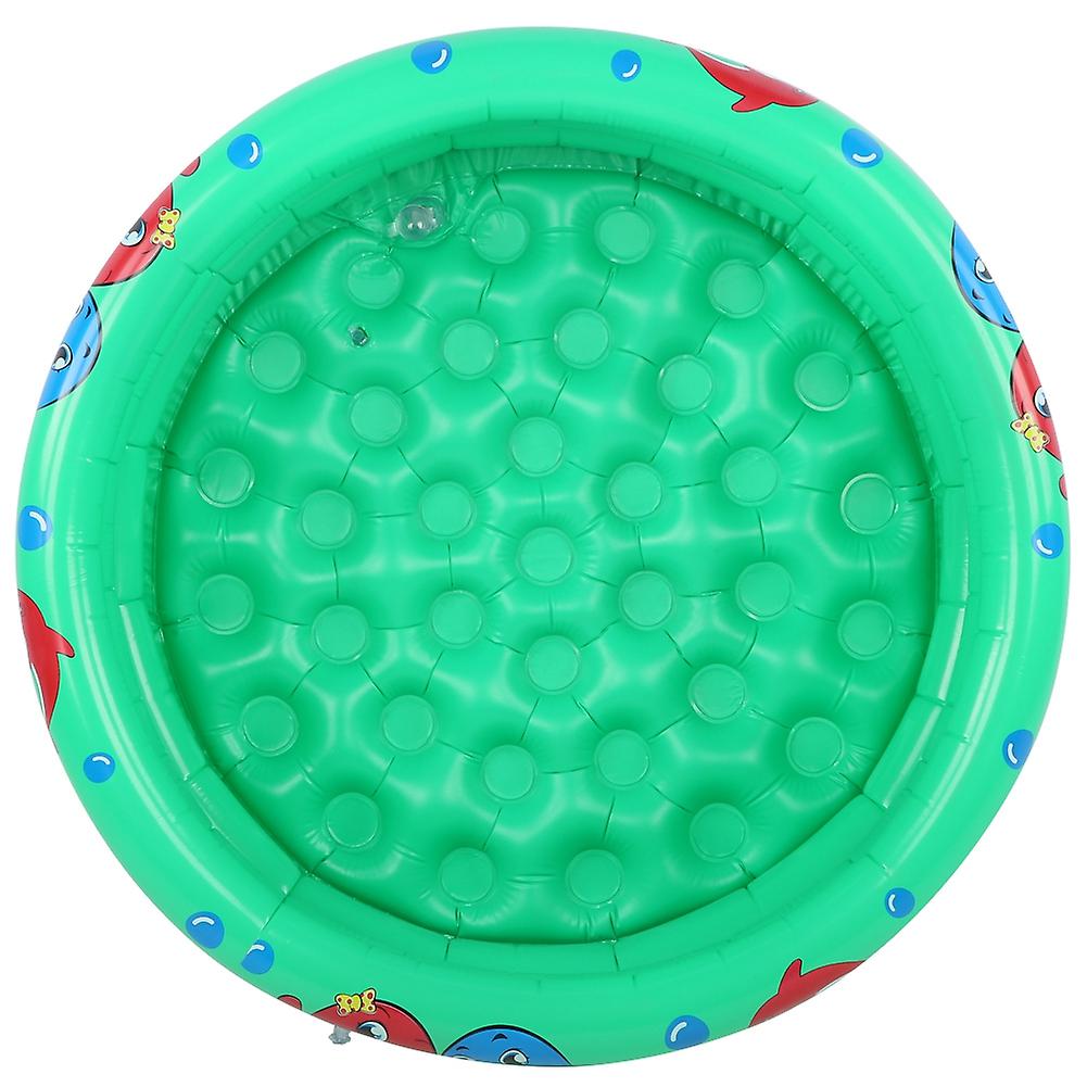 Round Inflatable Baby Toddlers Swimming Pool Portable Inflatable Children Little Green Pool Home Indoor Outdoor For Kids Girl Boy120cm/47.2in Green