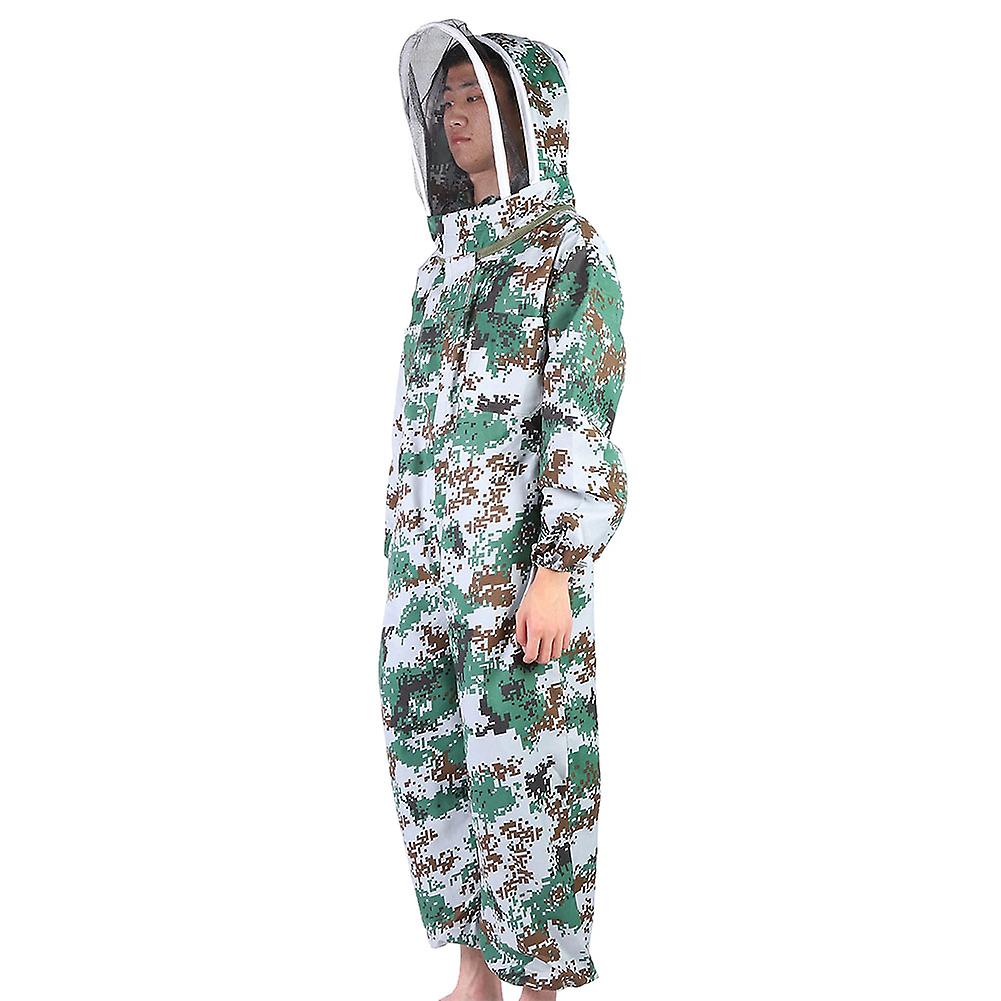 Double Zippers Beekeeping Suit Jacket Protective Bee Suits Beekeeper Smock Supplies