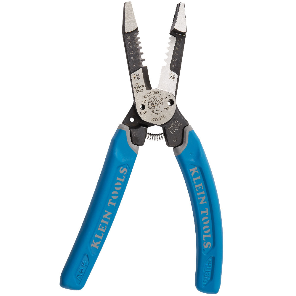 Klein Tools Klein-Kurve Heavy-Duty Wire Stripper 8-20 AWG K12035 from Klein Tools