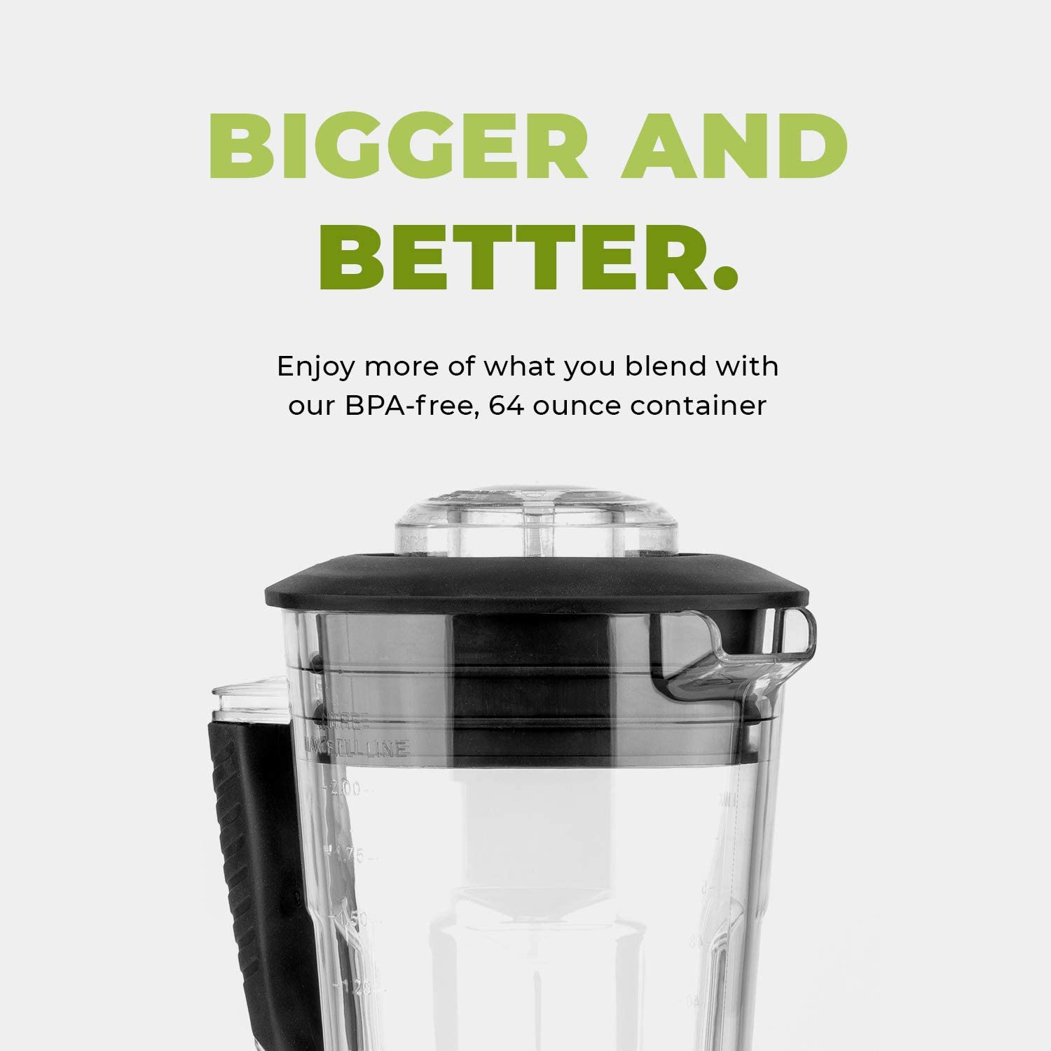 General Blender - 64oz Countertop Blender 1800 Watts - High Performance  High Powered Professional Blender and Food Processor For Smoothies