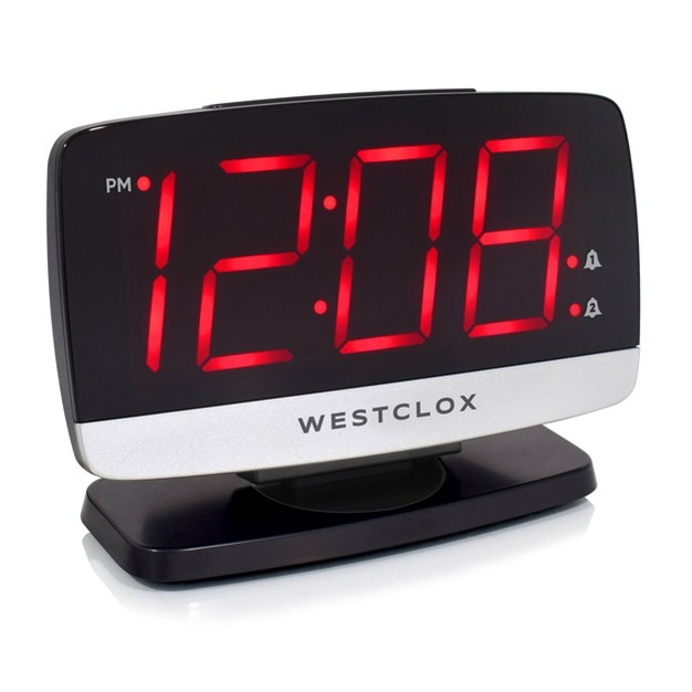 Led Time Display Digital Alarm Table Clock Westclox