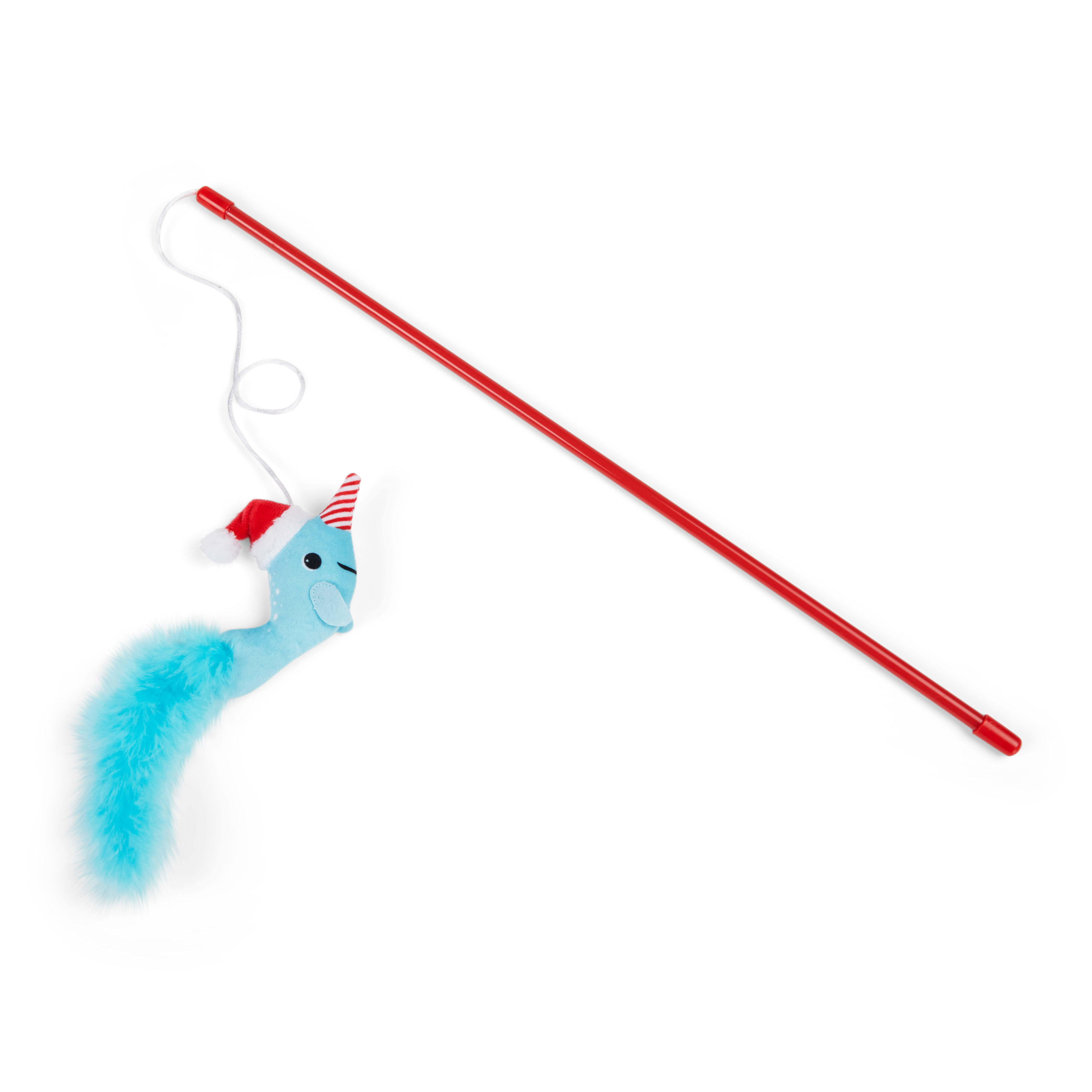 More and Merrier Narwhal Cat Teaser Toy