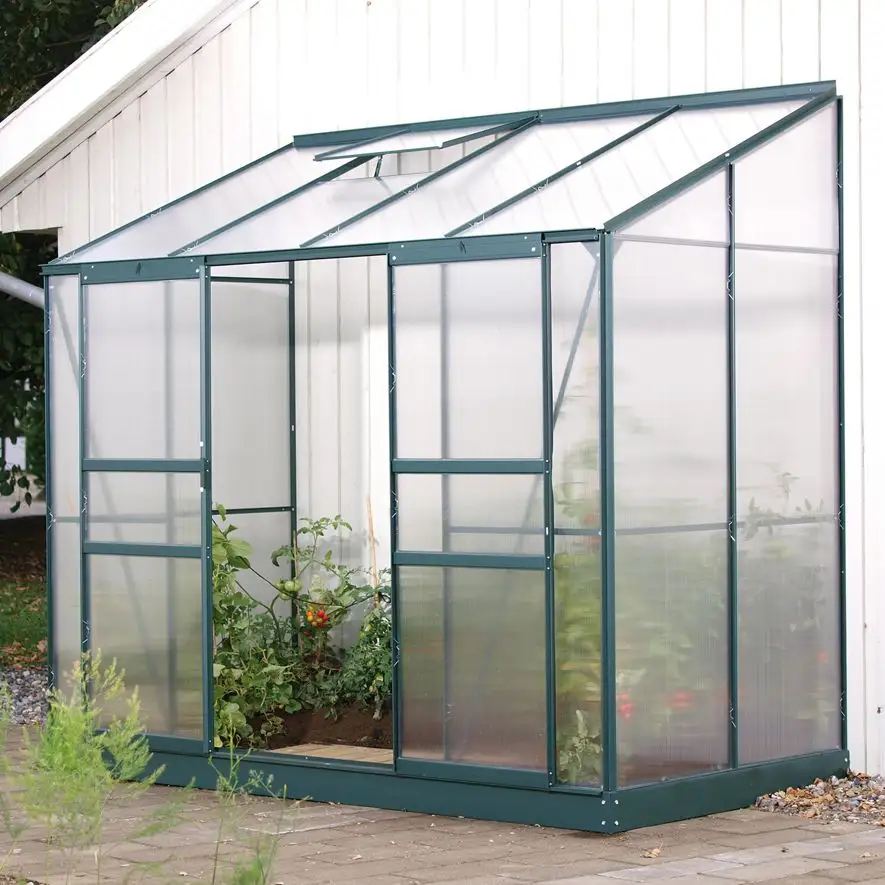 glass greenhouse Aluminum Frame Garden Greenhouse Factory direct modern garden supplies