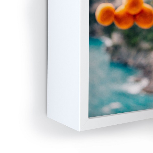 Bethany Young Photography Amalfi Coast Oranges Framed Mini Art Society6