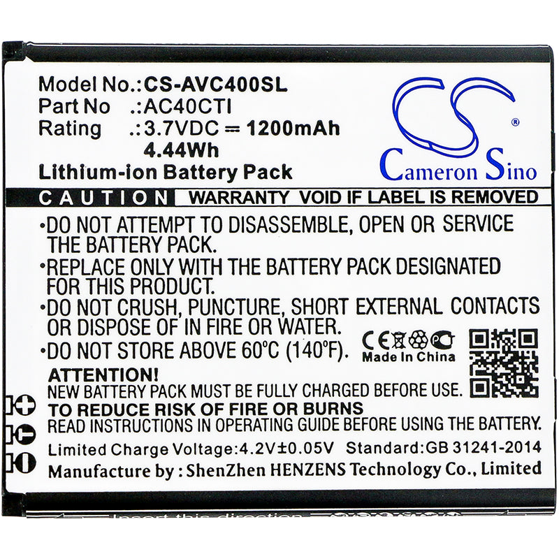 Archos 40C Titanium Replacement Battery BatteryClerkcom Mobile Phone