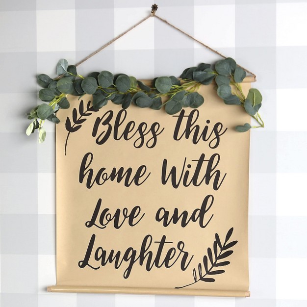 The Lakeside Collection Farmhouse Paper Scroll Wall Hangings