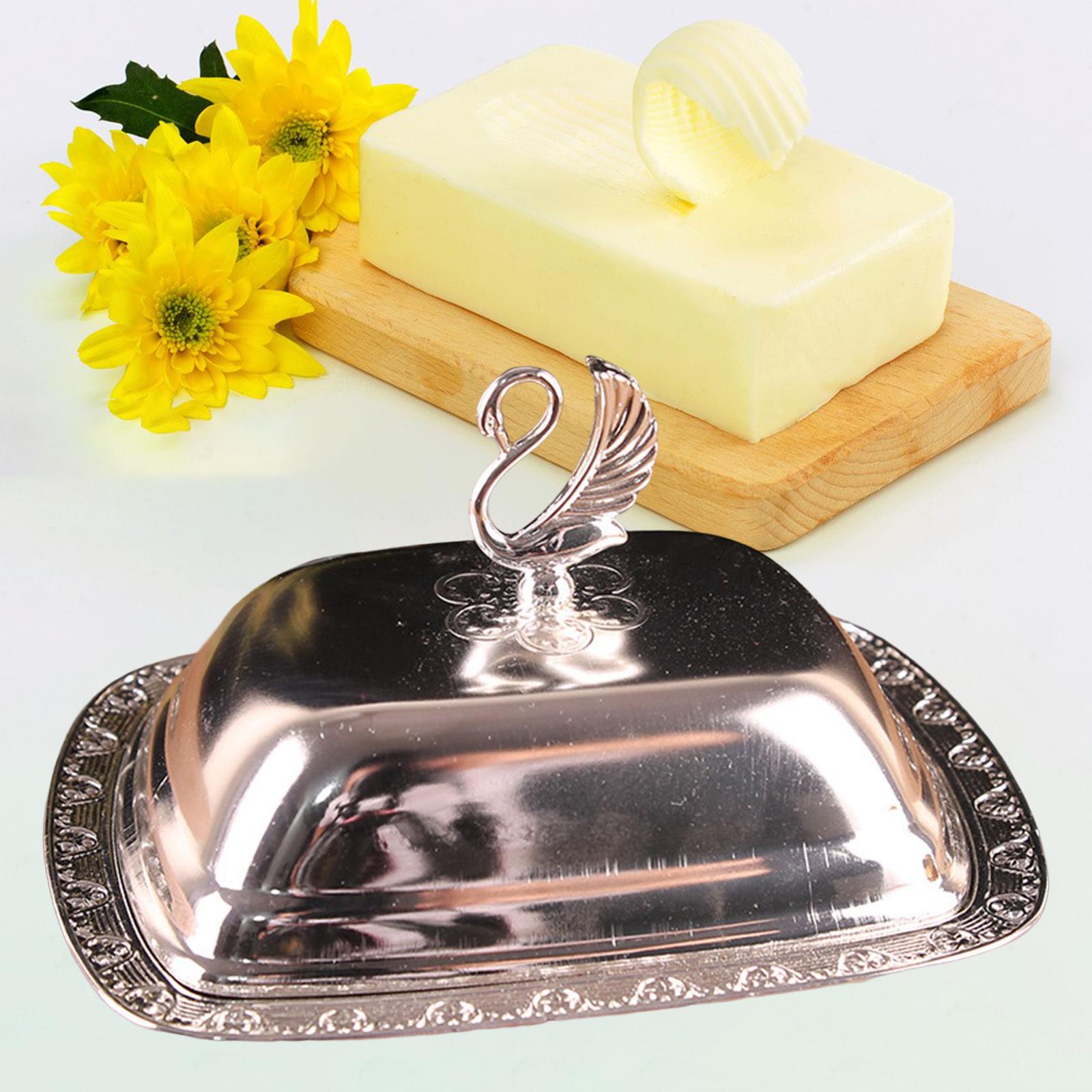 Butter Dish Box Storage Keeper Container Kitchen Dinnerware for Wedding Home