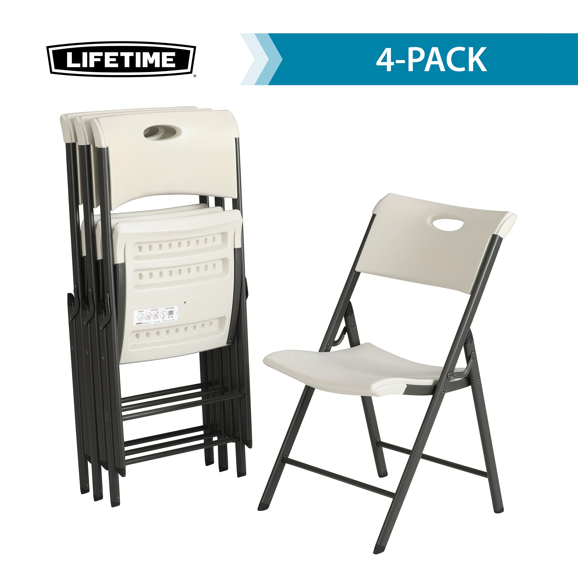 Lifetime Folding Chair - 4 Pk (Commercial), 480625