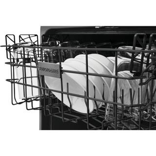 Frigidaire 24 in Top Control Built in Tall Tub Dishwasher with Plastic Tub in Stainless Steel with 4-cycles FDPH4316AS