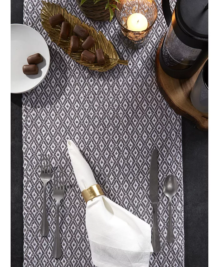 Design Imports Mini Diamond Table Runner