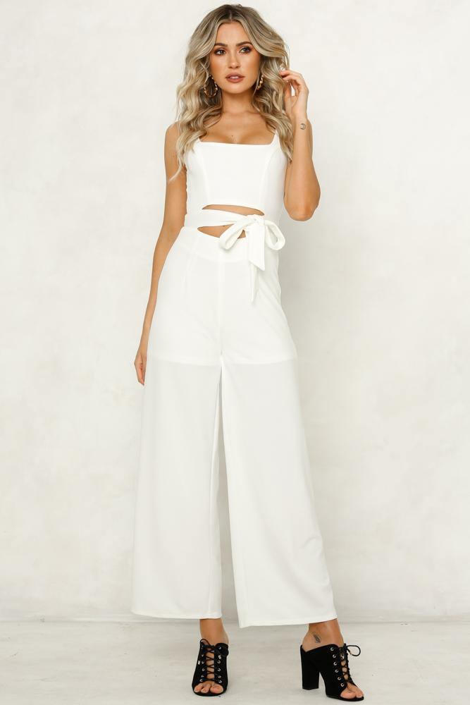 Healing Hands Jumpsuit White