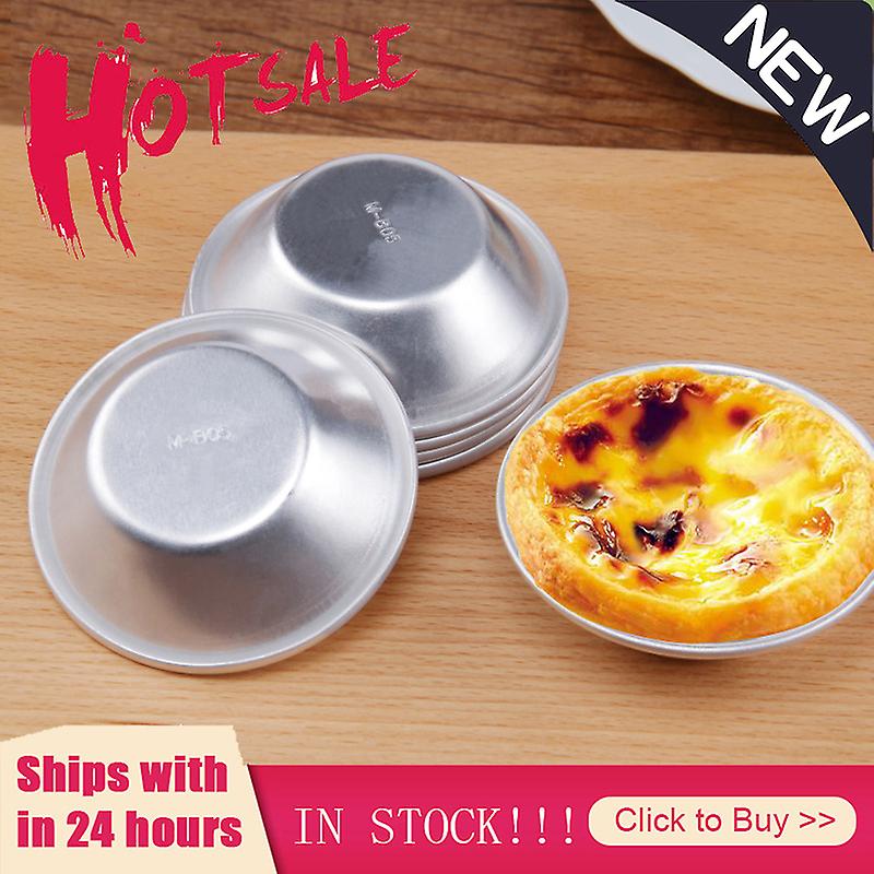 Cake Style Egg Tart Custard Tarts Oven Bake Round Custard Tin Cake Tool Egg Tart Mold 1/5/10 Pcs Kitchen Accessories Bakeware