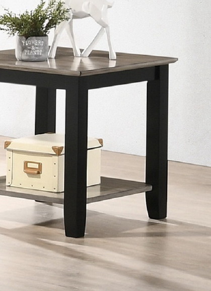 Simple Modern Look Wooden 1pc End Table Living Roo...