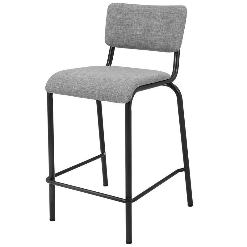 New Pacific Direct Lehman Fabric Counter Stool， (Set of 4)