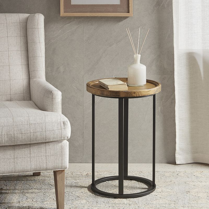 Martha Stewart Irisa Round End Table