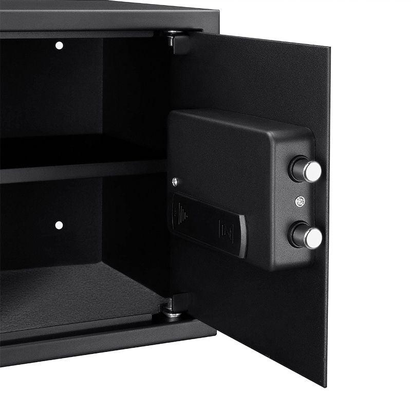 Pen + Gear Extra Large Safe with Electronic Lock， Backup Key， 1 Shelf Black Safe Model 36SAQ