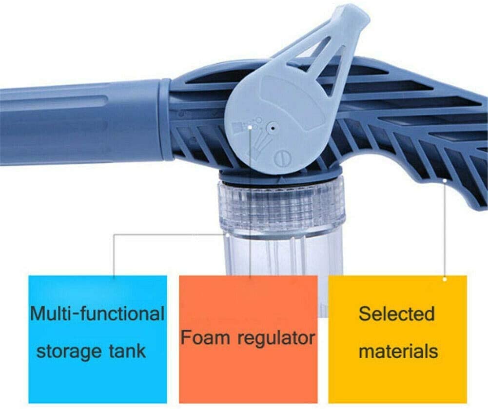 MaandBaby 8 in1 High Pressure Water Power Blaster Multi-function Sprinkler Nozzle Water Dispenser Pump Spray Gun Garden Hose Lawn Car Wash