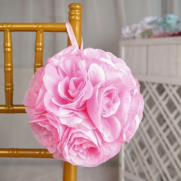 7 Roses Kissing Flower Pomander Balls for Events