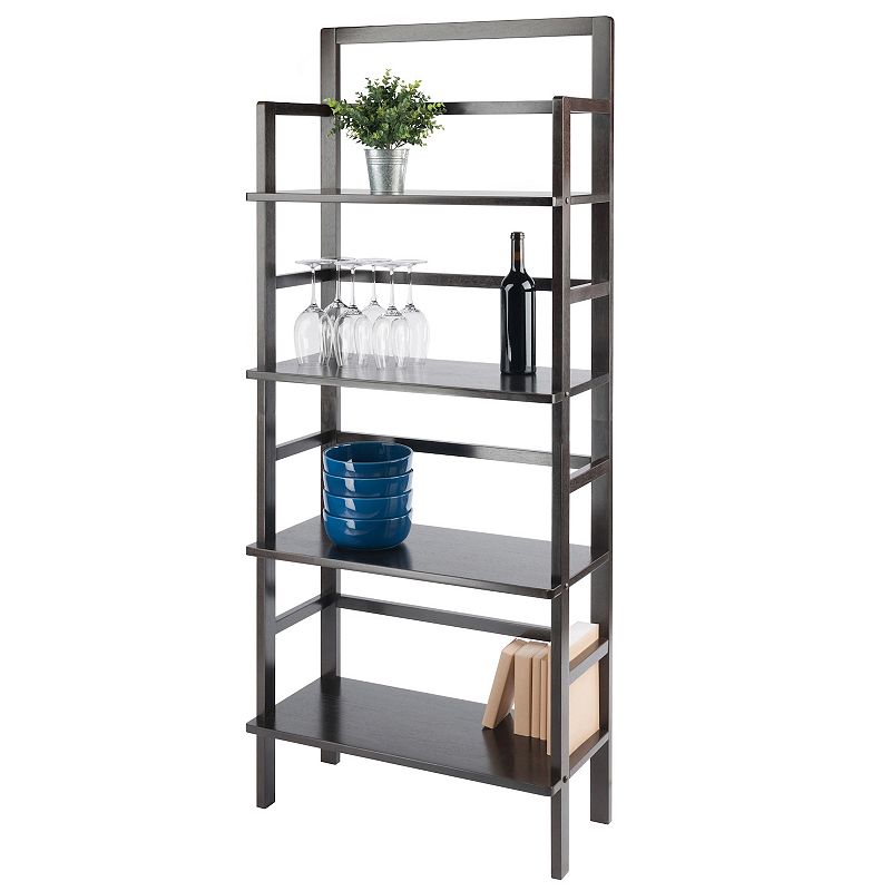 Winsome Aiden 4-Shelf Baker's Rack Bookcase