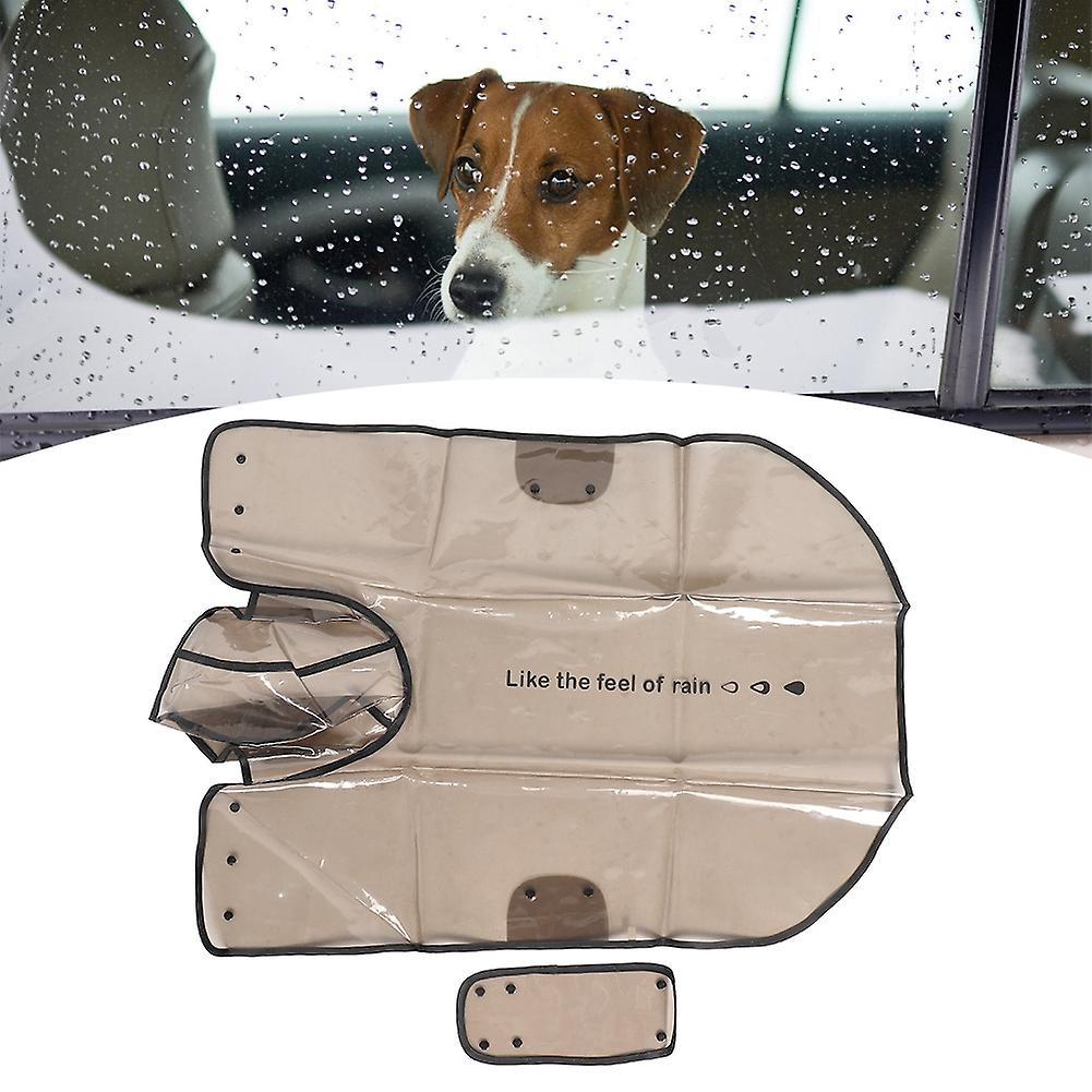 Transparent Dog Raincoat Adjustable Pet Raincoat Dog Jacket Waterproof Windproof Dog Hooded Dog Rainwear Cover For Rain Weather[xxxx-large]