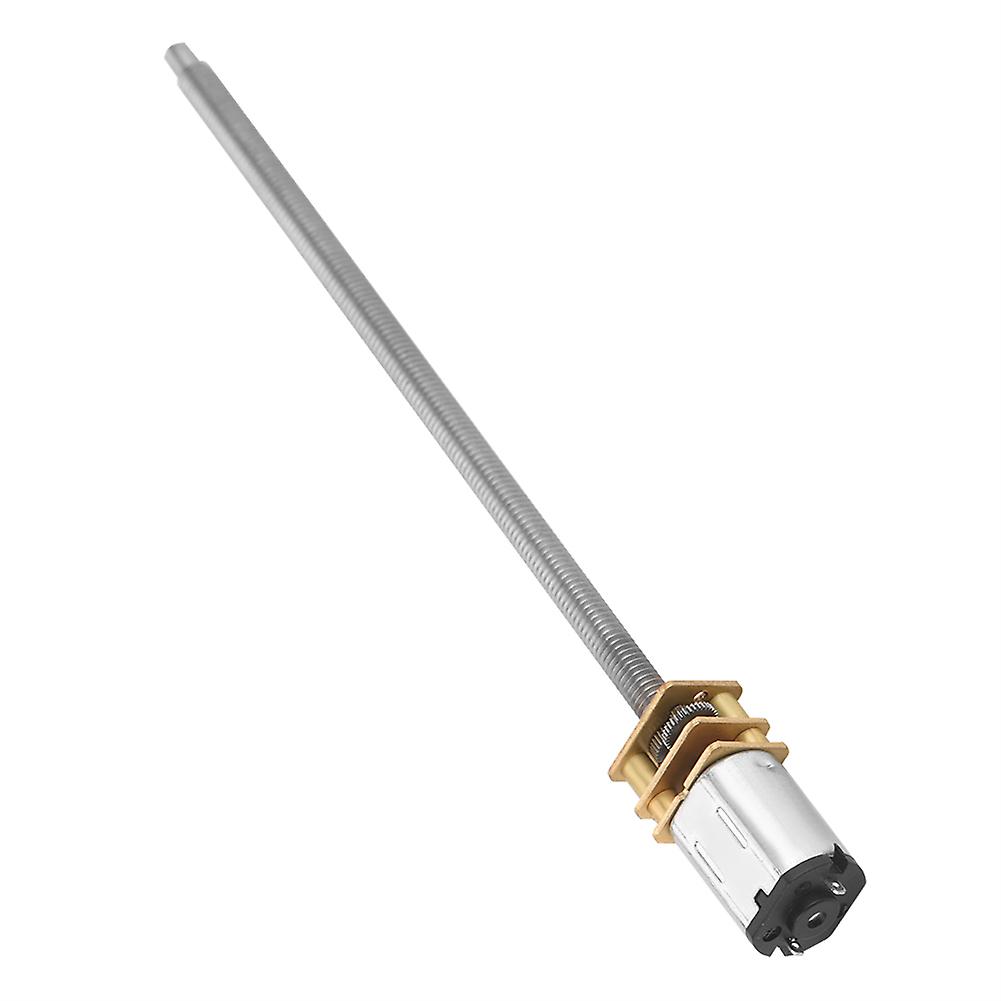 Dc 6/12v N20 Gear Box Reduction Motor With Long Output Shaft M4 X 100mm (12v 400rpm)