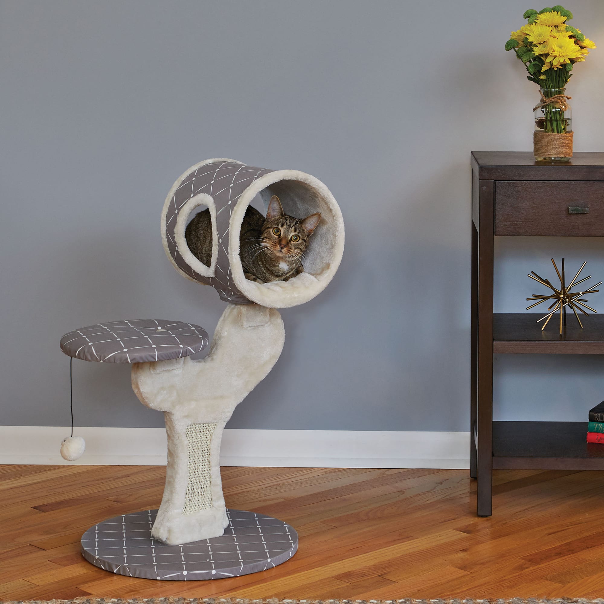 Midwest Salvador Grey Cat Tree， 30.75