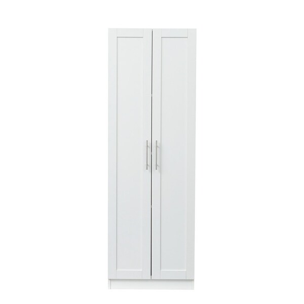 Wooden locker， 2 doors， 3 shelves， wardrobe closet， separate kitchen storage locker - - 38105666