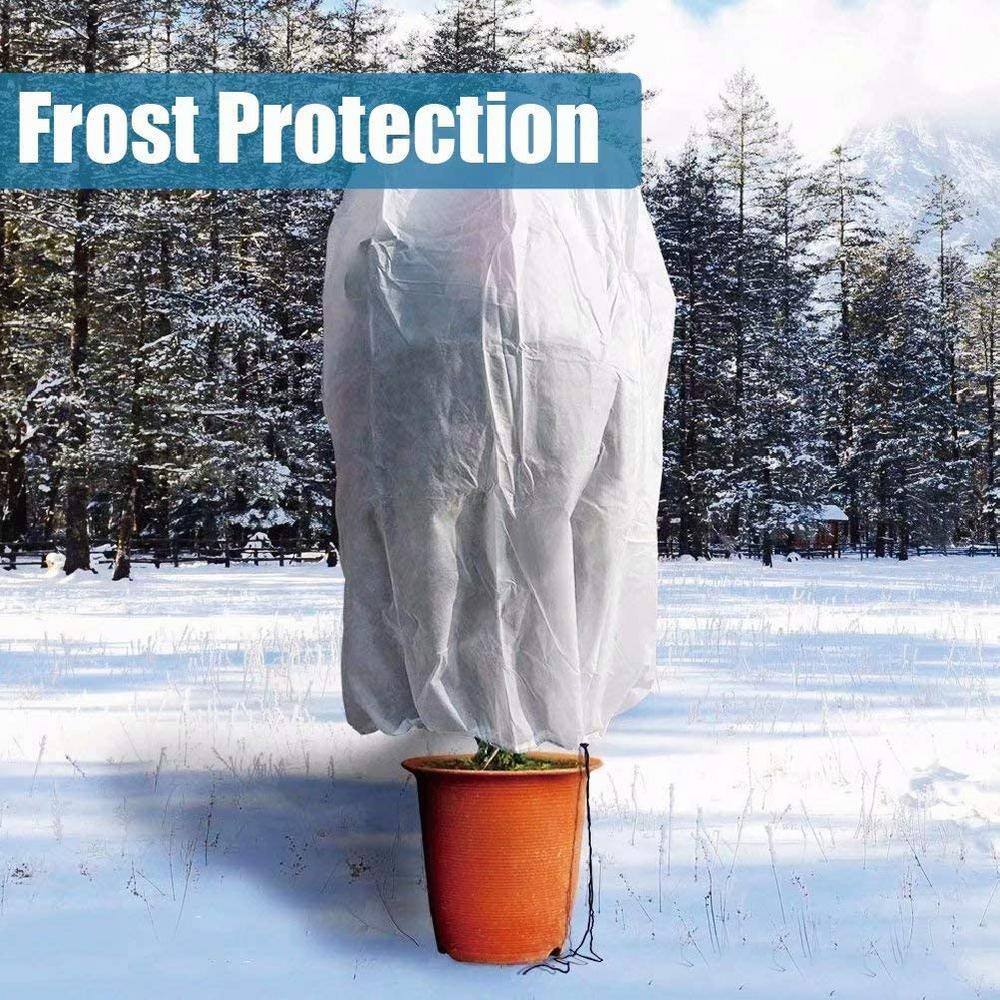 Agfabric 84 in. x 72 in. 0.95 oz. Plant Covers Freeze Protection for Season Extension and Frost Protection E098472WC