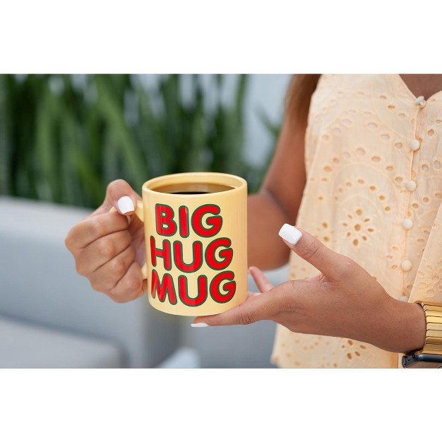 Just Funky Big Hug Mug 16oz Ceramic Coffee Mug