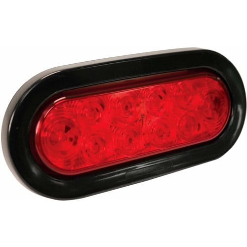 Blazer International LED 6 in. Submersible Oval Stop/Tail/ Turn Light， Red