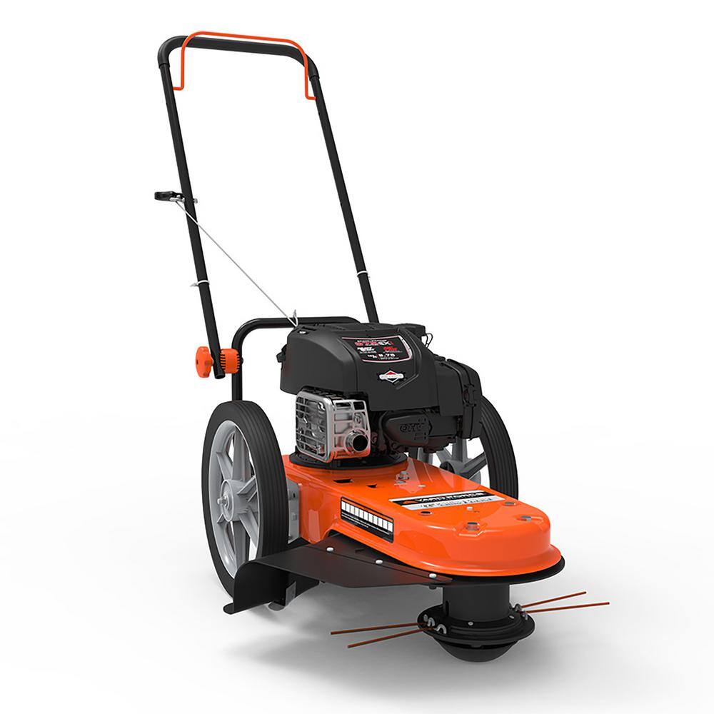 YARD FORCE 22 in. 163cc Briggs and Stratton Gas Walk Behind String Trimmer Mower YF22-HWT