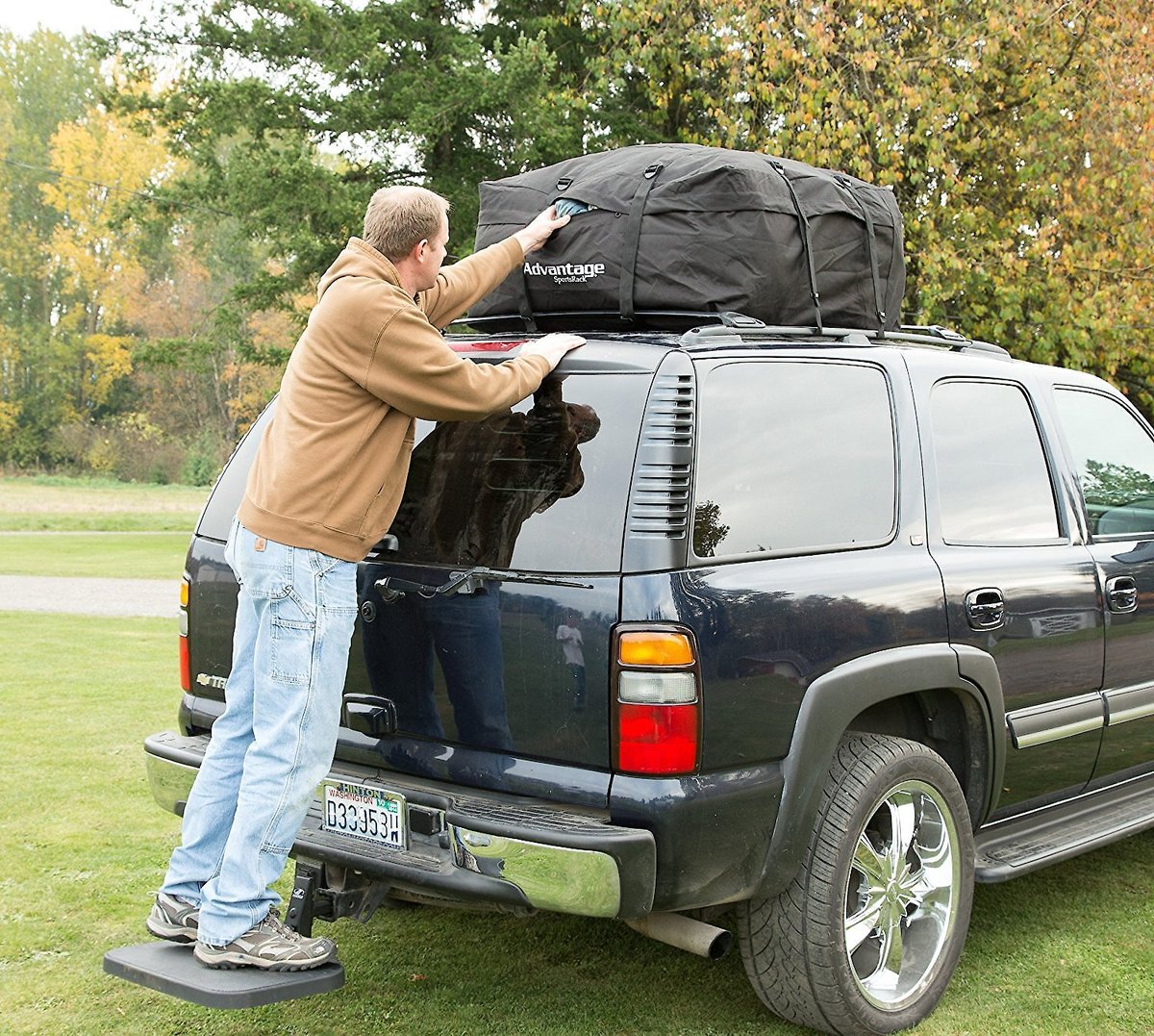 Heininger PortablePET SUV Twistep Dog Hitch Step