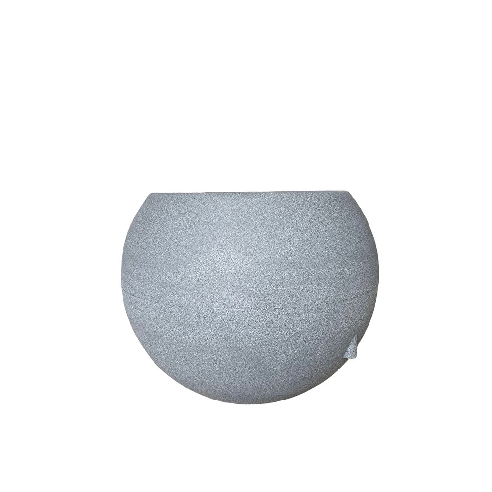 Island Planters 11.75 in L Round Plastic Minimalistic Planter with Self Watering  Patio  Plant Pots  Flower Pots