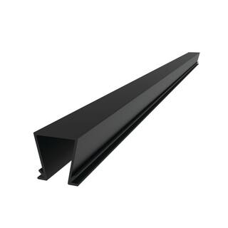 Barrette Outdoor Living Mixed Materials 28 in. Matte Black Step Groove Cover 73050075