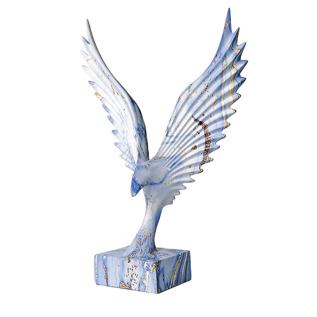 Handicraft Exhibition Grand Eagle Figurine Sculpture Statue For Home Desktop Decoration Handicraft Bookshelf Ornaments