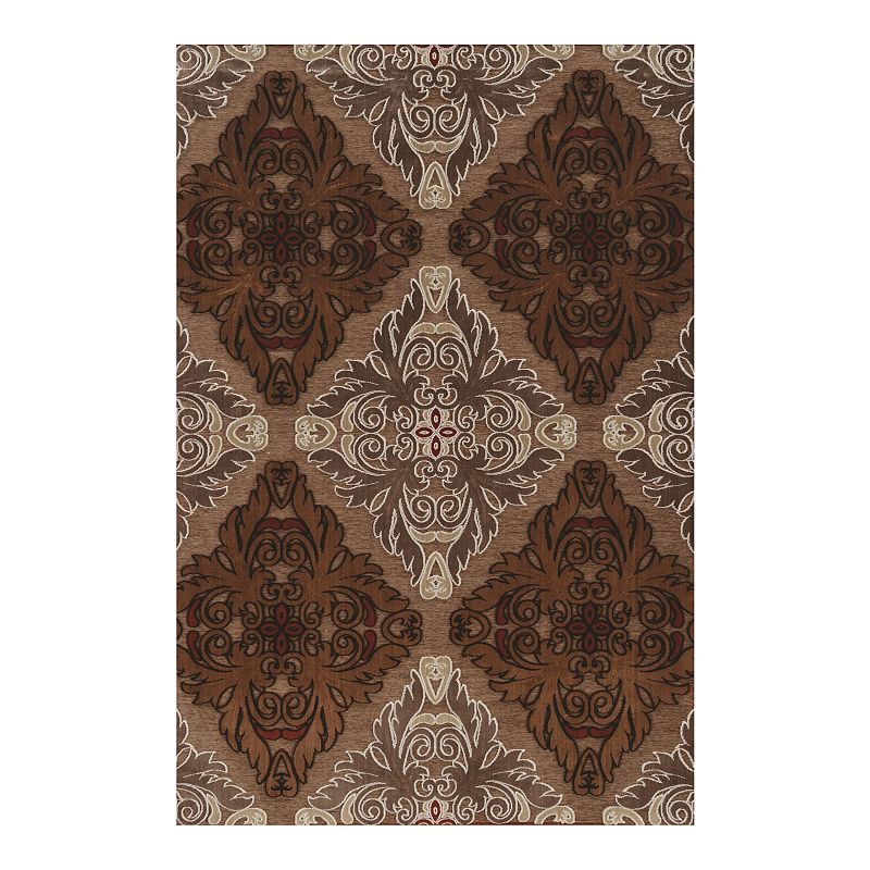 Linon Hi Lo Medallions Rug