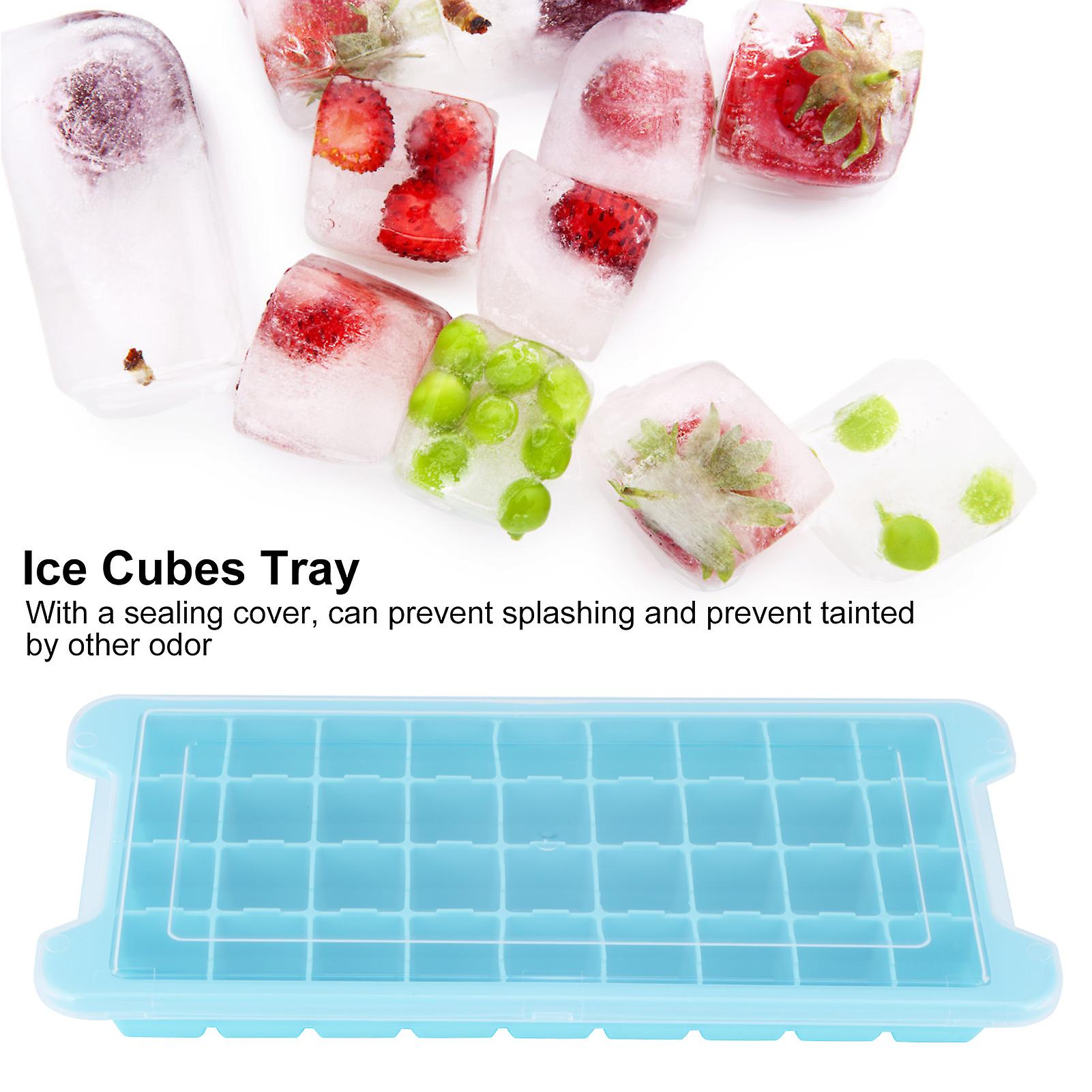 Ice Mold， 36 Grid Ice Mould Tray Stackable Sealing Ice Mold Easy Release Ice Maker With Lid Cooking Tool For Chilling Wine， Coffee， Whiskey_x000d_[sky