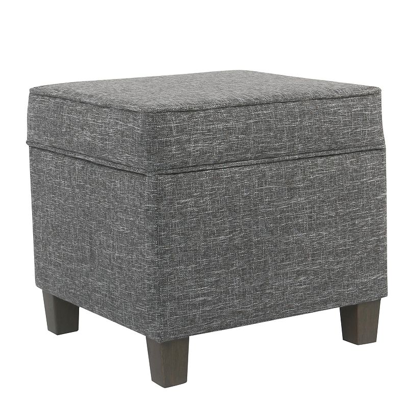 HomePop Cole Classics Square Storage Ottoman