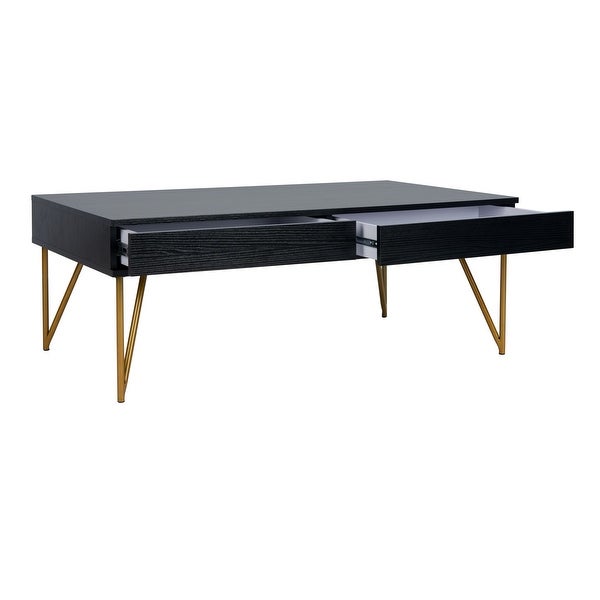 SAFAVIEH Pine Two Drawer Coffee Table - 43.3