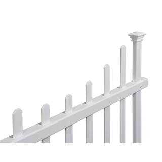 Zippity Outdoor Products 2.5 ft. H x 3.5 ft W Washington Vinyl Picket Fence Panel Kit (2-Pack) ZP19048